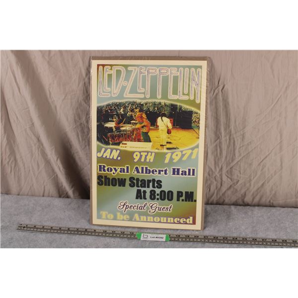 Led Zeppelin Concert Poster 12x18