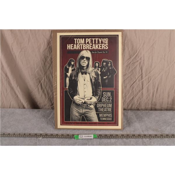 Tom Petty Concert Poster 12x18