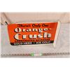 Image 2 : Flanged Orange Crush Porcelain Sign 17x12