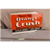 Image 4 : Flanged Orange Crush Porcelain Sign 17x12