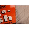 Image 6 : Flanged Orange Crush Porcelain Sign 17x12