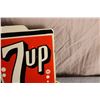 Image 5 : Flanged 7-UP Porcelain Sign  16x18.5"