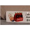 Image 2 : Coca Cola Porcelain Sign 5.5"x17"