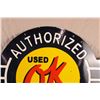 Image 6 : OK Used Cars Porcelain sign - Double Sided 34x24"
