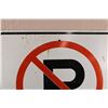 Image 2 : No Parking Sign 24x24" (aluminum?)