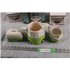 Image 2 : Volkswagen Ceramic Lot - Money Bank, cream + sugar
