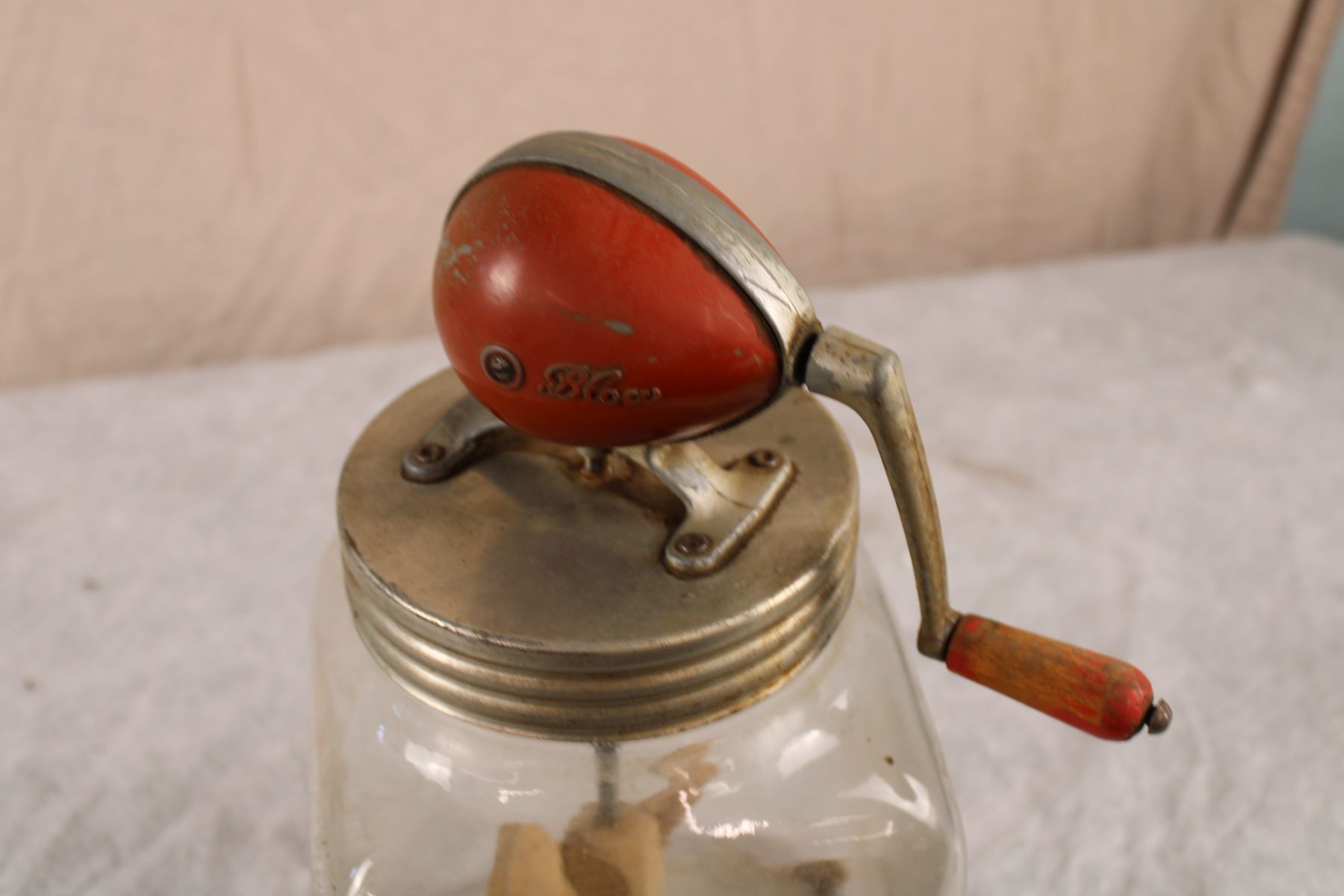 Vintage “Blow” Butter Churn - Bodnarus Auctioneering