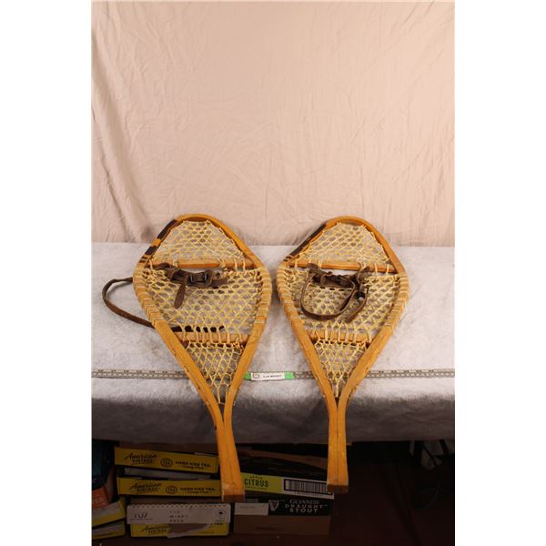Large Vintage Snow Shoes - 42" Long