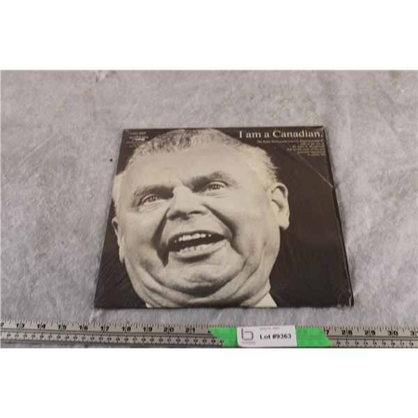 John Diefenbaker RCA Victor Record (good condition)