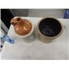 Image 2 : Crockery Jug & Salt Glazed 1 Gal Crock