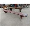 Image 3 : 2 Wooden Benches 1) 65" 1) 108"