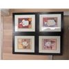 Image 1 : 4- 12.5" x 15" Framed Chef Pictures By Jennifer Garant (Have Info Cards on Back of Each)