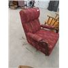 Image 2 : Upholstered Swivel Rocker Chair