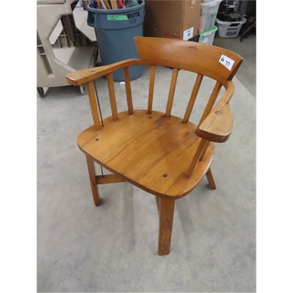 Wooden Captains Chair