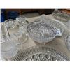 Image 3 : Crystal , Cut Glass, Trays, Candle Holders Nice Tear Drop Coal Oil Lamp