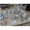 Image 2 : Approx 28 Blue & White Ornaments