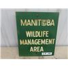 Image 1 : Metal MB Wildlife Sign 12" x 14"