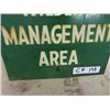 Image 3 : Metal MB Wildlife Sign 12" x 14"