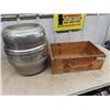 Image 1 : Carling Alum Brewing Keg, & Liquor Crate