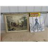 Image 1 : Painting & Octopus Display on Wood