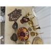 Image 3 : Brass & Copper Ornaments, Vases, Bells Various Display Items Plus More!