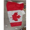 Image 4 : 3'x 6' Canadian Flag, Wine Bottle Holder, Lowney Tin, Thermometer, &  Draft Tap