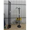 Image 1 : Modern Bridge Lamp, Wrought Iron Decor & CD Stand