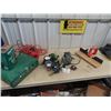 Image 1 : Extension Card, Air Hose, Drill Bit Sharpener Mitre Saw, Sprinkler System,  & Mitre Saw