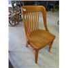 Image 3 : Oak Office Chair & Mission Style Oak Chair