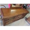 Image 3 : 3 Pc BR Suite, Dresser 30"H 60"W 18" D , Plus Mirror 32" x 44" , Dresser 72" H 36"W 18" D & Headboar