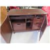 Image 3 : Office Computer Cabinet w Keyboard Pullout & Filing Drawer 30"H 43"W 19" D