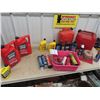 Image 1 : Grease, OIls, Lubes, Gas Can & Grease Gun