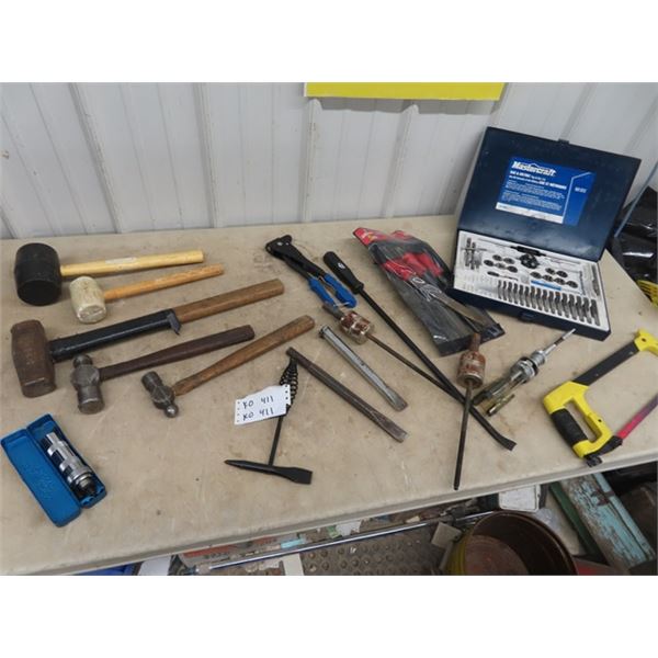 Ball Peine Hammer, Sledge Hammer, Rubber Mallet Files, Tap & Die, Riviter, Honer Pluse More!