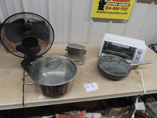 Toaster Fan Toaster Oven, Fan, Antique Dropside Toaster, Pots & Pans - McSherry ...