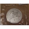 Image 1 : Canada 1980 $5.00 Proof Maple Leaf .9999 1 OZ
