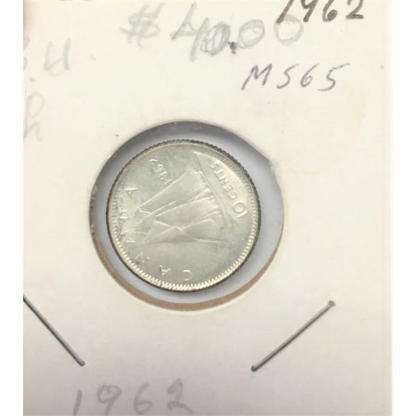 Canadian Dime - 1962