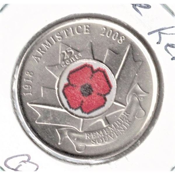 Canadian Quarter 2008 - Armistice Remembrance