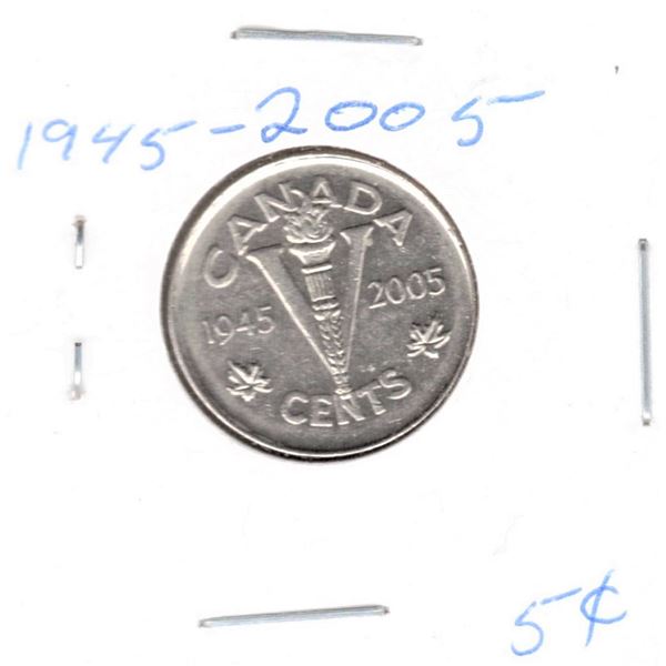 Canadian Nickle 2005 - V-Day Commemorative