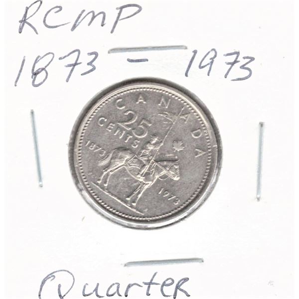 Canadian Quarter 1973 - R.C.M.P Centennial Horse