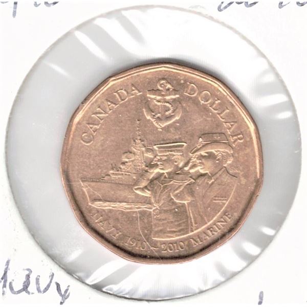 Canadian Loonie 2010 - Navy Commemorative