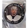 Image 2 : Toronto Maple Leafs 2003/04 Mini Pucks - Ken Klee, Owen Nolan, Aki Berg