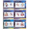 Image 1 : Canada Post - 50th NHL All-Star Game Souvenir Sheet with all 6 Cards/Stamps 2000