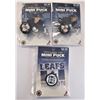 Image 1 : Toronto Maple Leafs 2003/04 Mini Pucks - Robert Reichel, Alexei Ponikartovsky, Leafs Nation