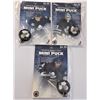 Image 1 : Toronto Maple Leafs 2003/04 Mini Pucks - Karel Pilar, Trevor Kidd, Tomas Kaberle