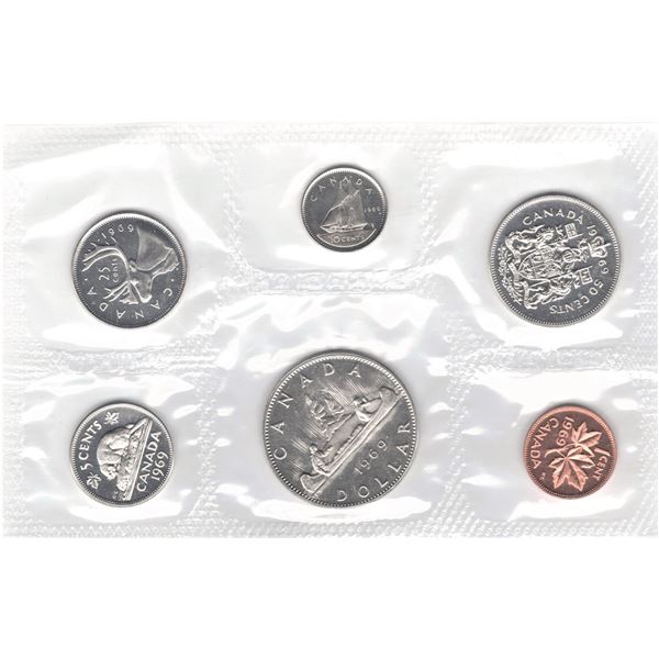 Royal Canadian Mint 1969 Uncirculated Coin Set