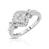 Image 1 : Natural 0.74 CTW Diamond Ring 14K White Gold - REF-84W6H