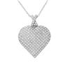 Image 1 : Natural 0.50 CTW Diamond Necklace 14K White Gold - REF-91N8Y