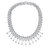 Image 1 : Natural 1.48 CTW Diamond Necklace 14K White Gold - REF-603W9H