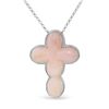 Image 1 : Natural 4.77 CTW Opal Necklace 14K White Gold - REF-22K5R