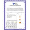 Image 2 : Genuine 1.71 ctw Citrine Necklace 14KT White Gold - REF-27H5X